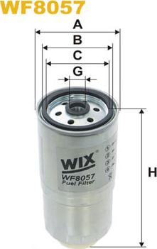 WIX Filters WF8057 - Degvielas filtrs adetalas.lv