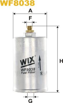 WIX Filters WF8038 - Degvielas filtrs adetalas.lv