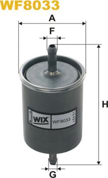 WIX Filters WF8033 - Degvielas filtrs adetalas.lv