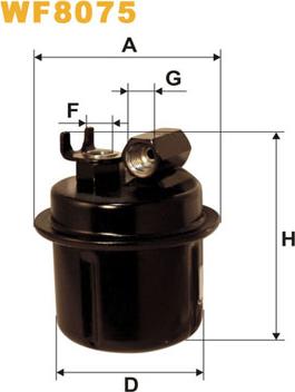 WIX Filters WF8075 - Degvielas filtrs adetalas.lv