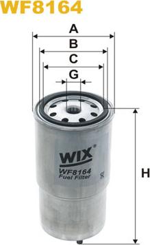 WIX Filters WF8164 - Degvielas filtrs adetalas.lv