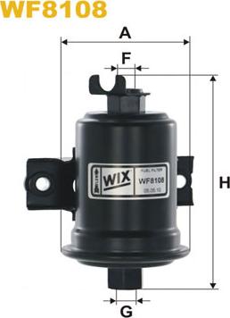 WIX Filters WF8108 - Degvielas filtrs adetalas.lv