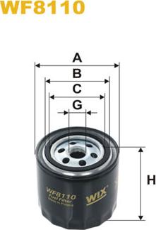 WIX Filters WF8110 - Degvielas filtrs adetalas.lv