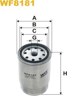 WIX Filters WF8181 - Degvielas filtrs adetalas.lv