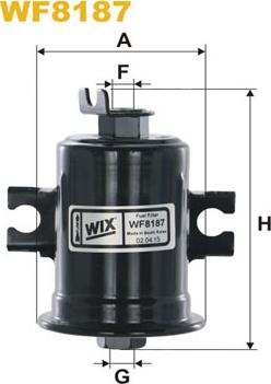 WIX Filters WF8187 - Degvielas filtrs adetalas.lv