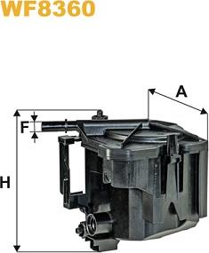 WIX Filters WF8360 - Degvielas filtrs adetalas.lv