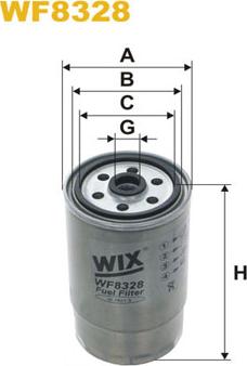 WIX Filters WF8328 - Degvielas filtrs adetalas.lv