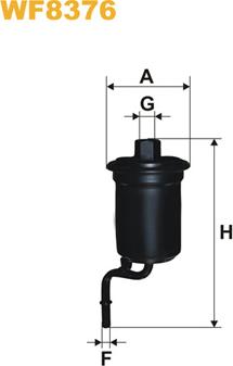 WIX Filters WF8376 - Degvielas filtrs adetalas.lv