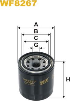 WIX Filters WF8267 - Degvielas filtrs adetalas.lv