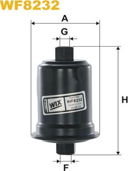 WIX Filters WF8232 - Degvielas filtrs adetalas.lv