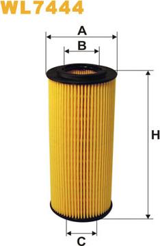 WIX Filters WL7444 - Eļļas filtrs adetalas.lv