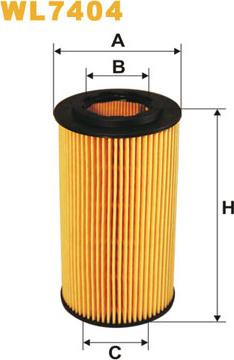 WIX Filters WL7404 - Eļļas filtrs adetalas.lv