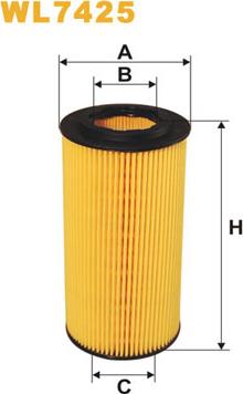 WIX Filters WL7425 - Eļļas filtrs adetalas.lv