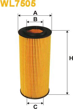 WIX Filters WL7505 - Eļļas filtrs adetalas.lv