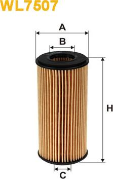 WIX Filters WL7507 - Eļļas filtrs adetalas.lv