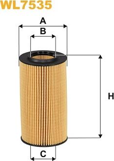 WIX Filters WL7535 - Eļļas filtrs adetalas.lv