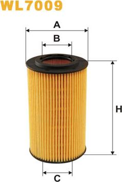 WIX Filters WL7009 - Eļļas filtrs adetalas.lv