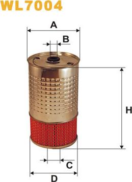 WIX Filters WL7004 - Eļļas filtrs adetalas.lv