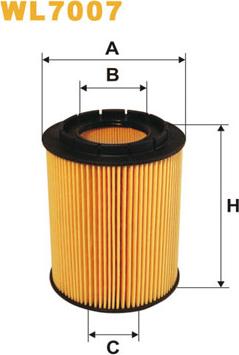 WIX Filters WL7007 - Eļļas filtrs adetalas.lv