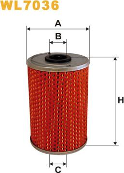 WIX Filters WL7036 - Eļļas filtrs adetalas.lv