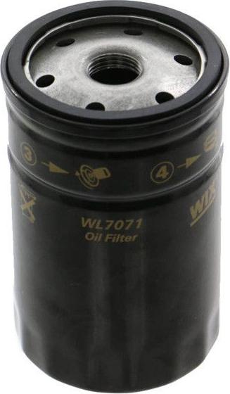 WIX Filters WL7071 - Eļļas filtrs adetalas.lv