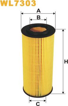 WIX Filters WL7303 - Eļļas filtrs adetalas.lv