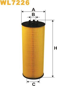 WIX Filters WL7226 - Eļļas filtrs adetalas.lv