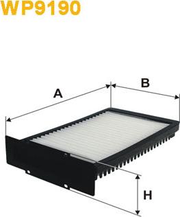 WIX Filters WP9190 - Filtrs, Salona telpas gaiss adetalas.lv