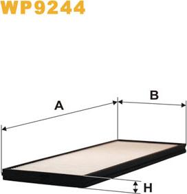 WIX Filters WP9244 - Filtrs, Salona telpas gaiss adetalas.lv