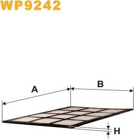 WIX Filters WP9242 - Filtrs, Salona telpas gaiss adetalas.lv