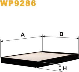 WIX Filters WP9286 - Filtrs, Salona telpas gaiss adetalas.lv