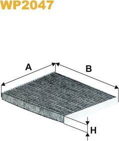 WIX Filters WP2047 - Filtrs, Salona telpas gaiss adetalas.lv