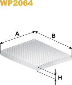 WIX Filters WP2064 - Filtrs, Salona telpas gaiss adetalas.lv