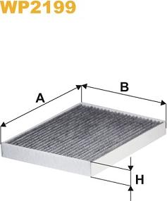 WIX Filters WP2199 - Filtrs, Salona telpas gaiss adetalas.lv