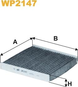 WIX Filters WP2147 - Filtrs, Salona telpas gaiss adetalas.lv