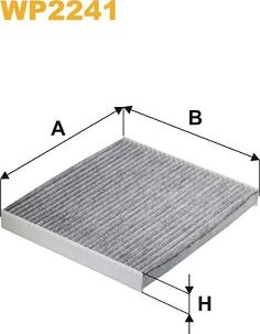 WIX Filters WP2241 - Filtrs, Salona telpas gaiss adetalas.lv