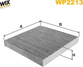 WIX Filters WP2213 - Filtrs, Salona telpas gaiss adetalas.lv