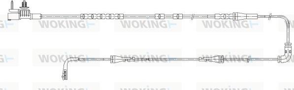 Woking 001194 - Indikators, Bremžu uzliku nodilums adetalas.lv