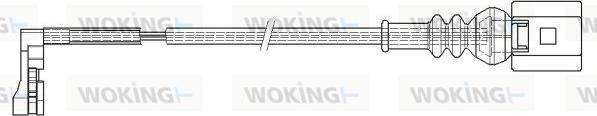 Woking 001204 - Indikators, Bremžu uzliku nodilums adetalas.lv