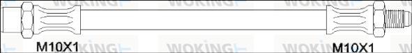 Woking G1901.22 - Bremžu šļūtene adetalas.lv