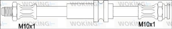 Woking G1903.23 - Bremžu šļūtene adetalas.lv