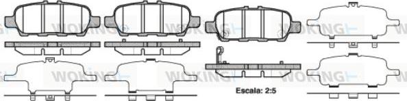 Woking P9763.41 - Bremžu uzliku kompl., Disku bremzes adetalas.lv