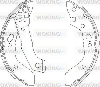 Woking Z4401.00 - Bremžu loki adetalas.lv