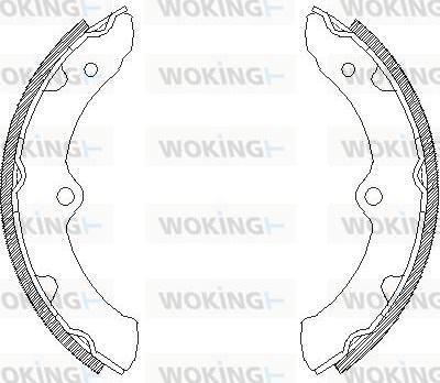 Woking Z4430.00 - Bremžu loki adetalas.lv