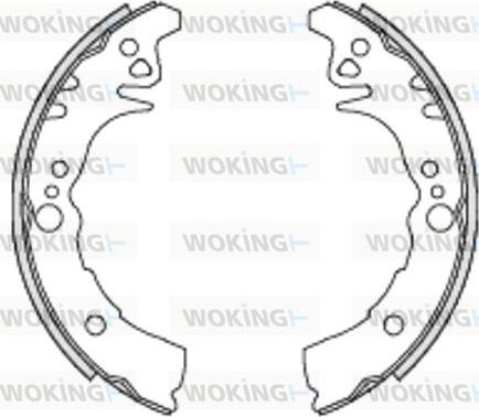 Woking Z4433.00 - Bremžu loki adetalas.lv