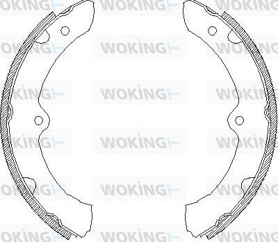 Woking Z4428.00 - Bremžu loki adetalas.lv