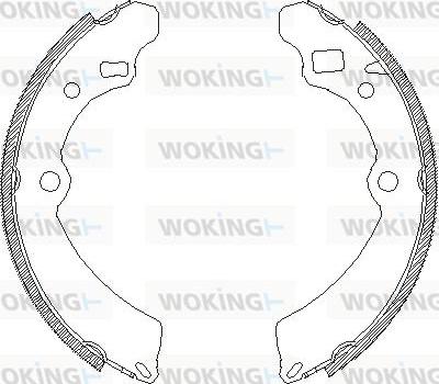 Woking Z4504.00 - Bremžu loki adetalas.lv