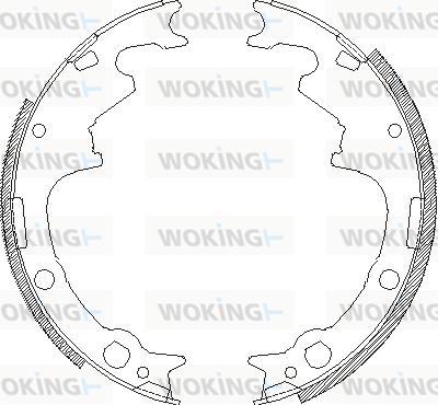 Woking Z4511.00 - Bremžu loki adetalas.lv