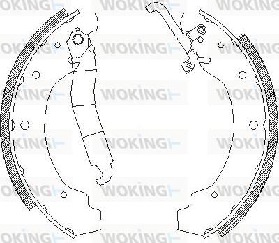 Woking Z4692.01 - Bremžu loki adetalas.lv