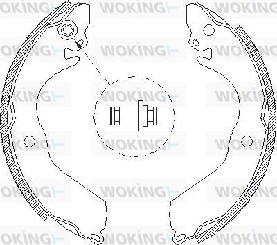 Woking Z4647.00 - Bremžu loki adetalas.lv